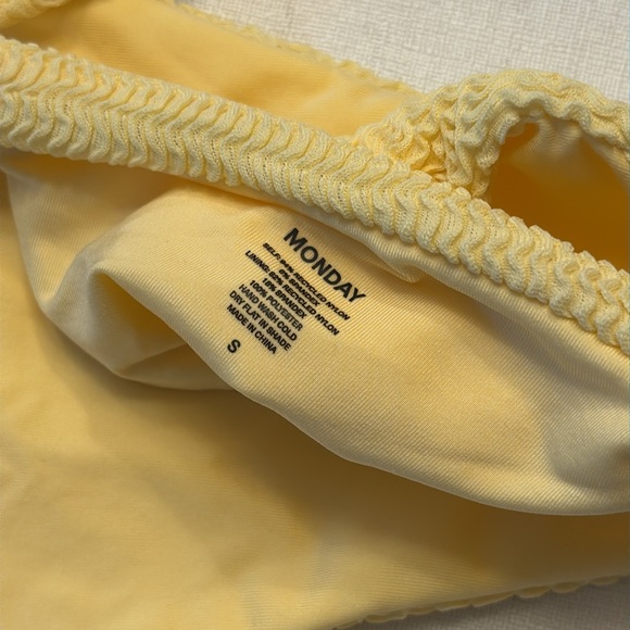 NWT Monday Swimwear PALMA BOTTOM - HONEY CRINKLE - Picture 7 of 7